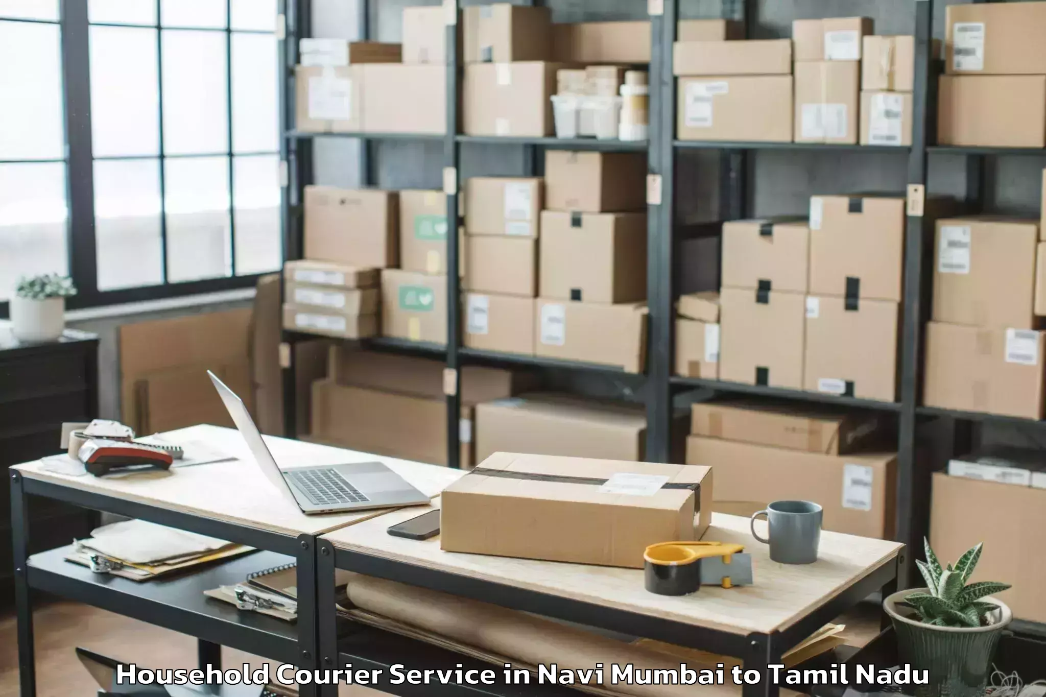 Hassle-Free Navi Mumbai to Annavasal Household Courier